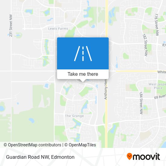 Guardian Road NW plan