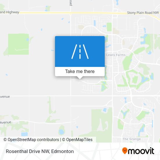 Rosenthal Drive NW plan