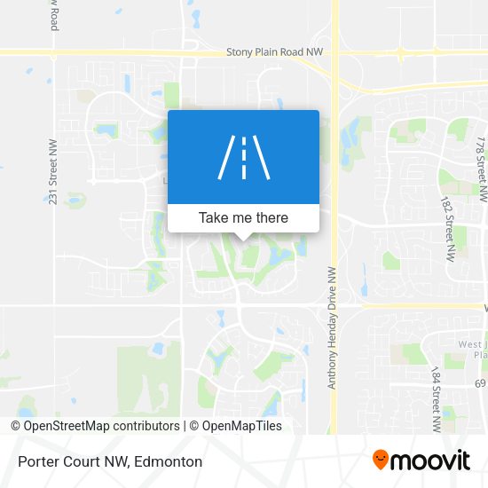 Porter Court NW plan