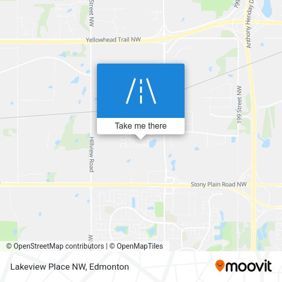 Lakeview Place NW map
