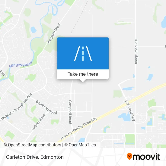 Carleton Drive map