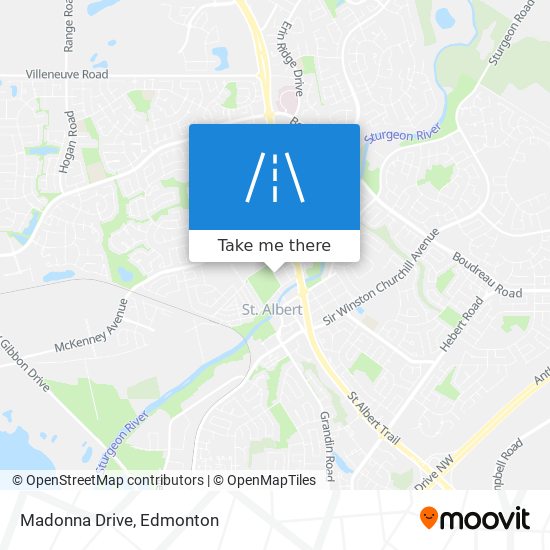 Madonna Drive map