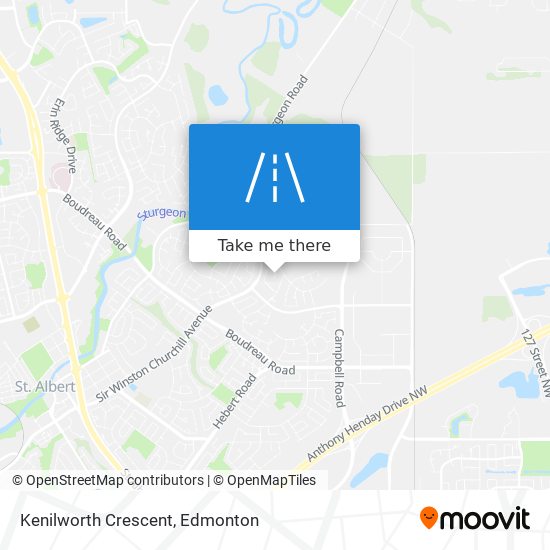 Kenilworth Crescent map