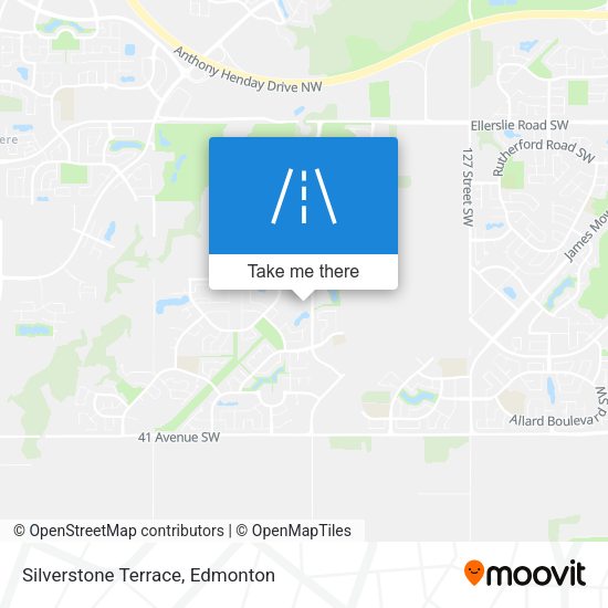 Silverstone Terrace map
