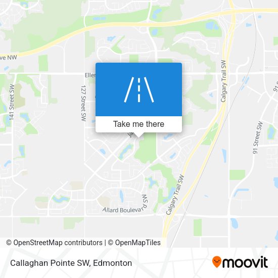 Callaghan Pointe SW map