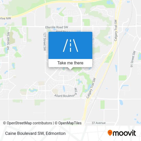 Caine Boulevard SW plan