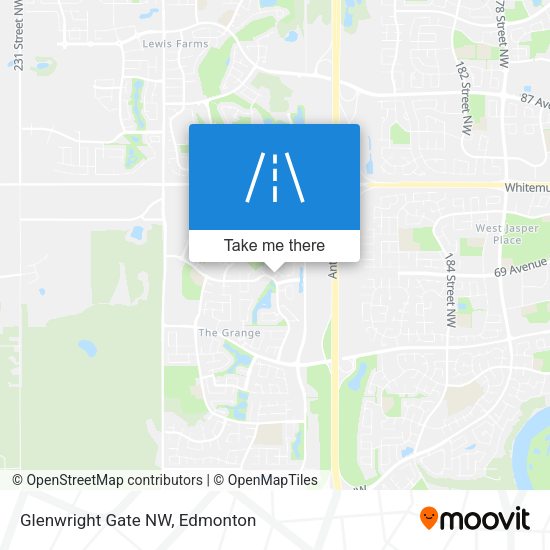 Glenwright Gate NW map