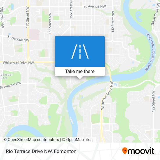 Rio Terrace Drive NW map