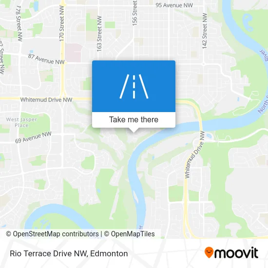 Rio Terrace Drive NW map
