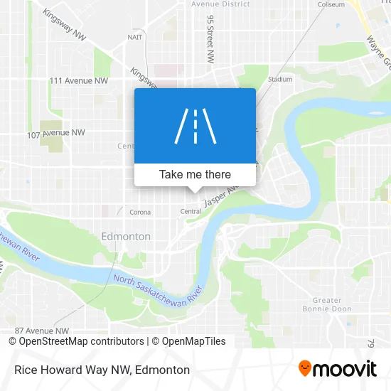 Rice Howard Way NW map