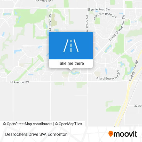 Desrochers Drive SW map