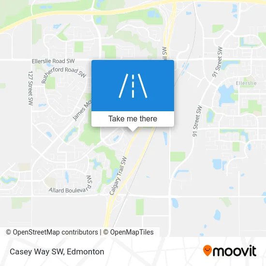 Casey Way SW map