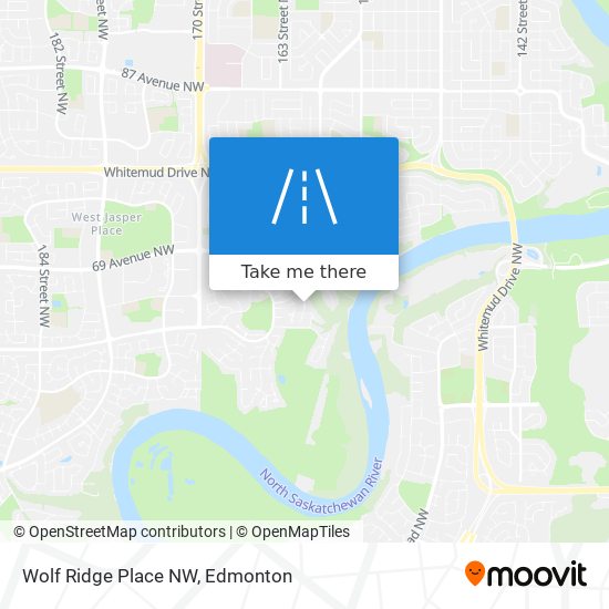 Wolf Ridge Place NW map