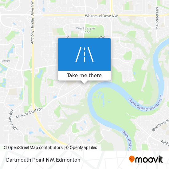 Dartmouth Point NW map