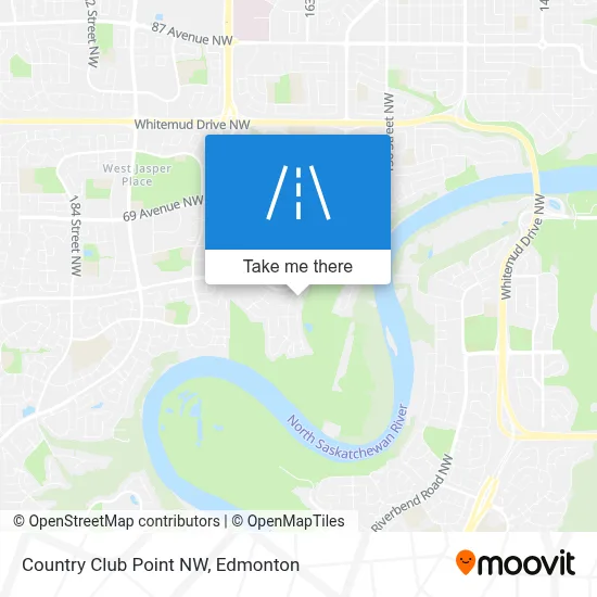 Country Club Point NW map