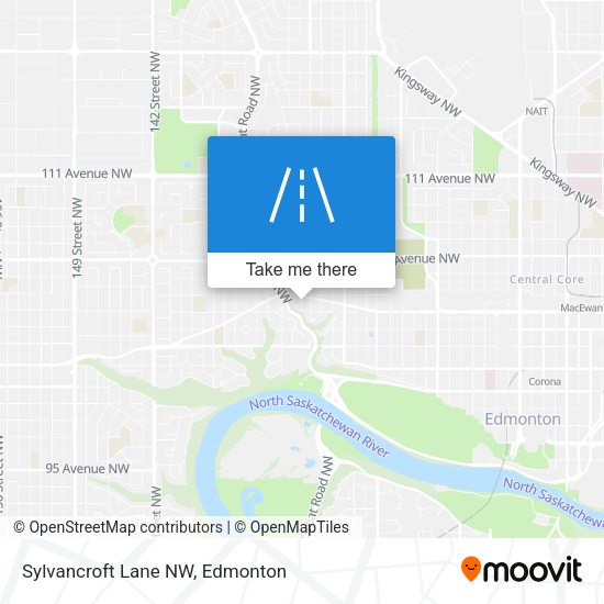 Sylvancroft Lane NW map