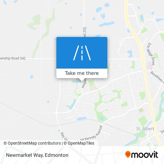 Newmarket Way map