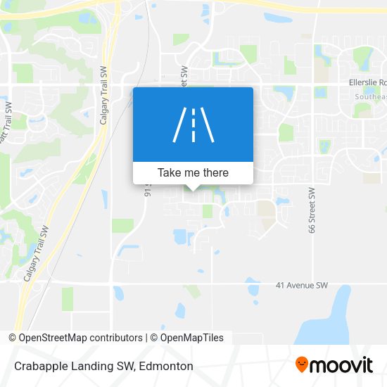 Crabapple Landing SW map