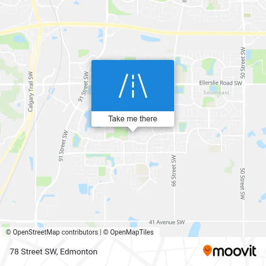 78 Street SW map