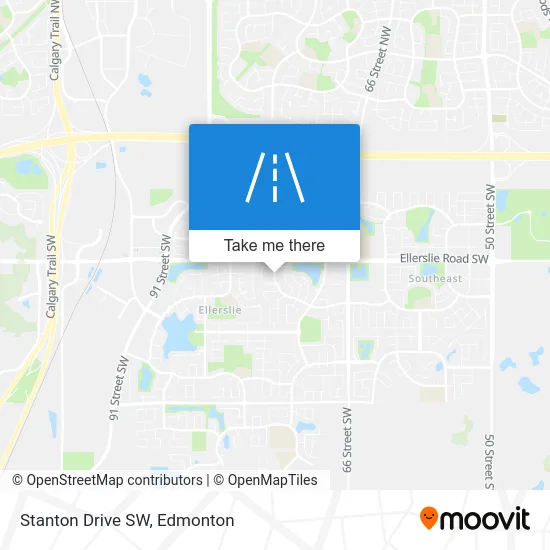 Stanton Drive SW map