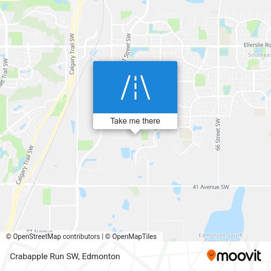 Crabapple Run SW map