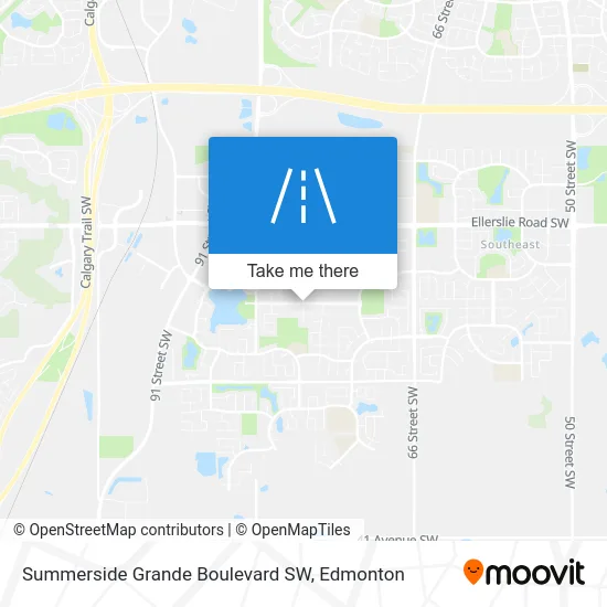 Summerside Grande Boulevard SW map