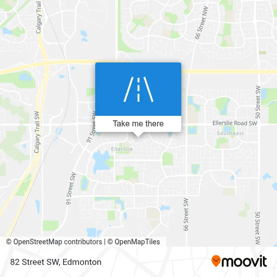 82 Street SW map