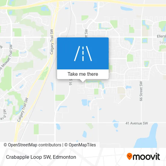 Crabapple Loop SW map