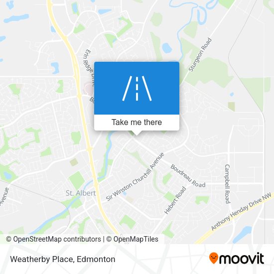 Weatherby Place map