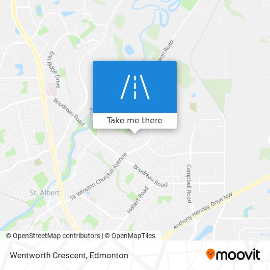 Wentworth Crescent map