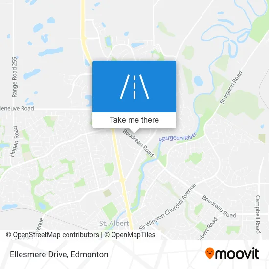 Ellesmere Drive map