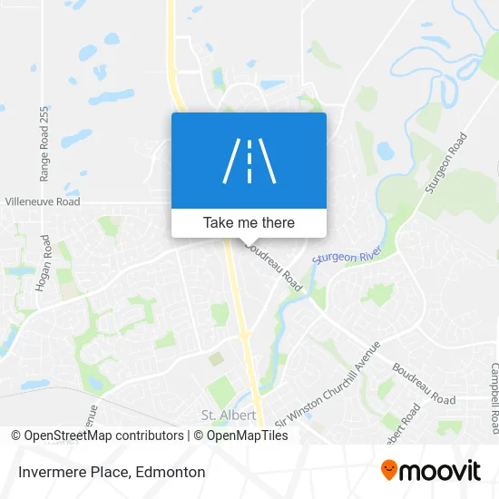 Invermere Place map