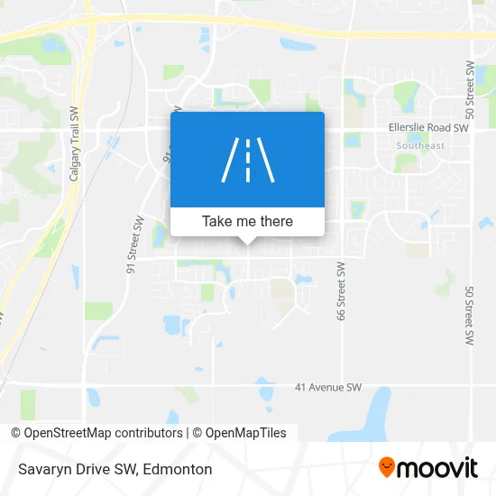 Savaryn Drive SW map