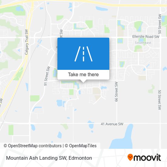 Mountain Ash Landing SW map