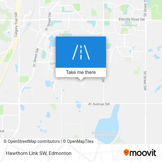 Hawthorn Link SW map