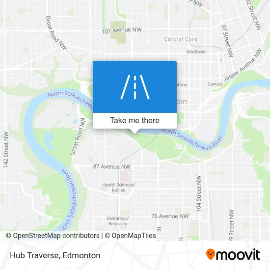 Hub Traverse map