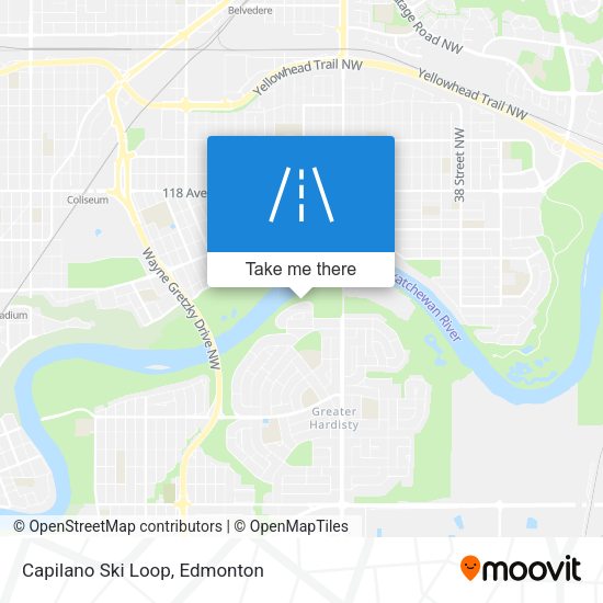 Capilano Ski Loop map