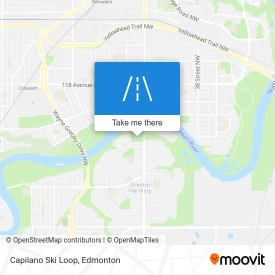 Capilano Ski Loop map