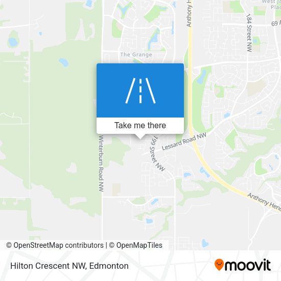 Hilton Crescent NW plan