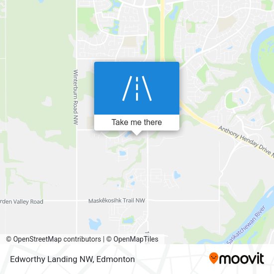 Edworthy Landing NW map