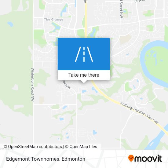 Edgemont Townhomes map