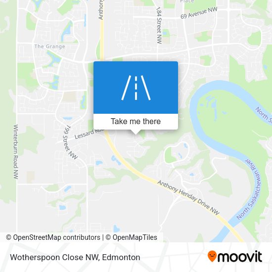 Wotherspoon Close NW map