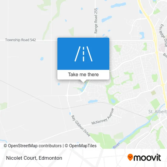 Nicolet Court map