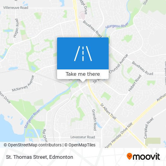 St. Thomas Street map