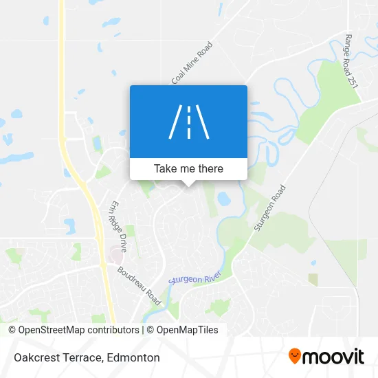 Oakcrest Terrace map