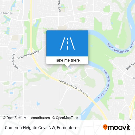 Cameron Heights Cove NW map