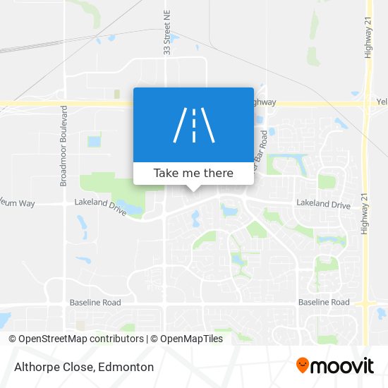 Althorpe Close map