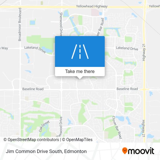 Jim Common Drive South map