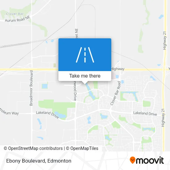 Ebony Boulevard map