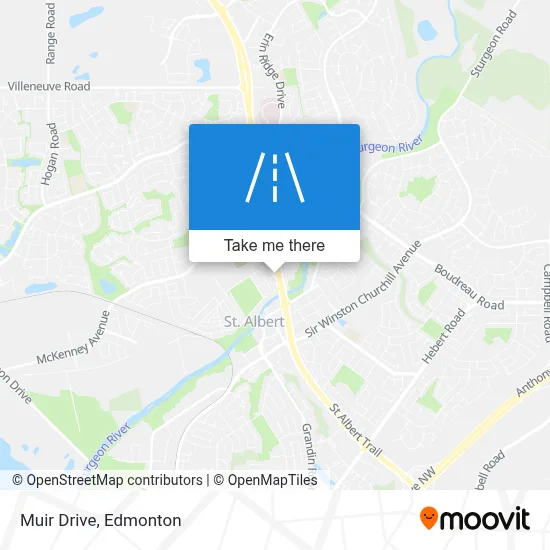 Muir Drive map